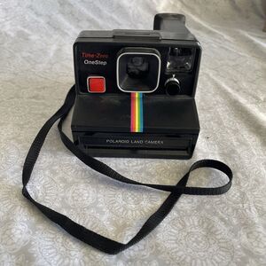 Polaroid Time Zero One Step Rainbow Striped Polaroid Land Camera Instant Vintage